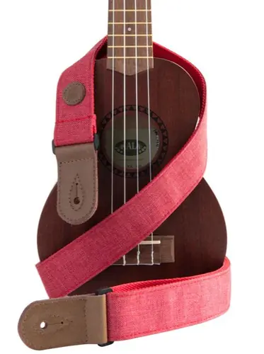 K-DSTP-RD Sonoma Coast Ukulele Strap : Kala Certified