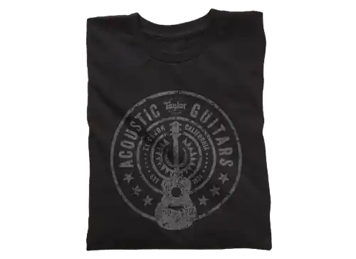Holiday Sale 14445 Medium Guitar Stamp T-Shirt : Taylor