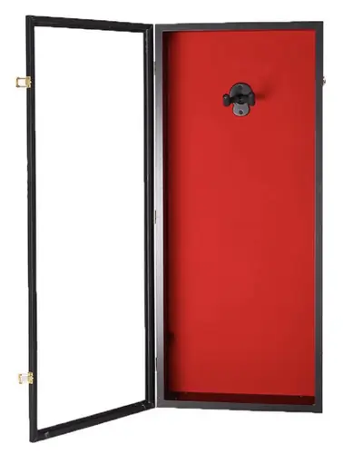GUITAR-CABINET Acoustic Guitar Wall Display Case with Lights Direct From Factory