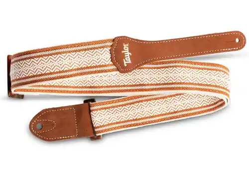 4014-20 2" Academy Jacquard Leather Guitar Strap : Taylor Certified