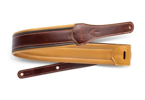 No Minimum Order 4116-25 Ascension Strap 2.5" Guitar Strap - Black/Butterscotch : Taylor