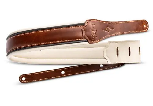 Fresh Stock 4105-25 Renaissance 2.5" Guitar Strap - Medium Brown : Taylor