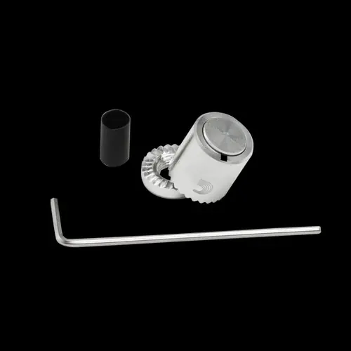Handmade PW-LNPL-01B LokNob Small Silver Metal Knob : D'addario