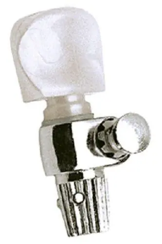 P-142 5th String Banjo Tuner - Nickel w/ Pearloid Button : Golden Gate Authentic