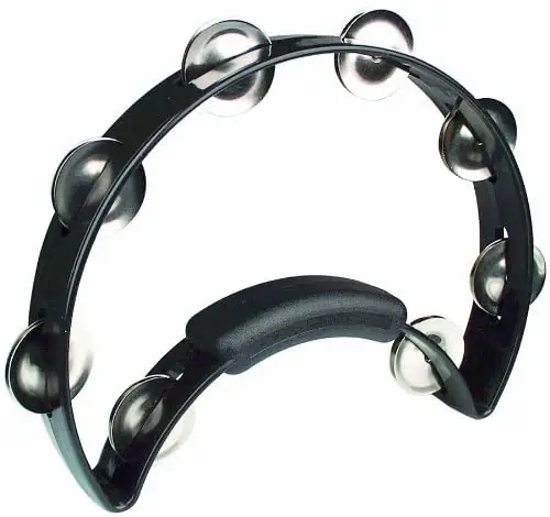 RT1210 Solo Tambourine - Black : Rhythm Tech Trending