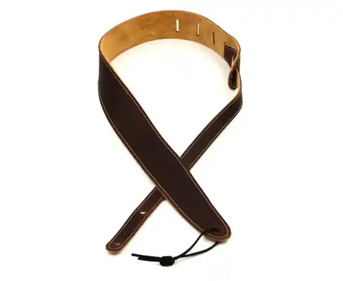 Same Day Shipping 4101-25 Leather 2.5" Guitar Strap - Chocolate Brown : Taylor