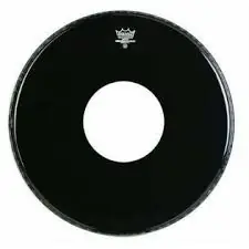 22” Black Ambassador Resonant Bass Drumhead ES-1022-CH : Remo Top Rated