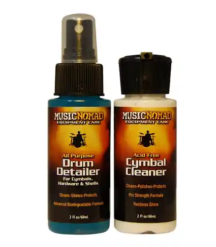 Special Discount MN117 Cymbal Cleaner & Drum Detailer Combo Pack : MusicNomad