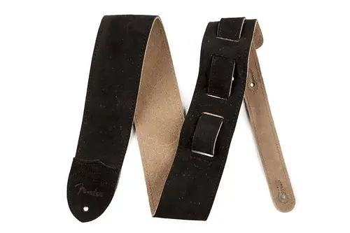 099-0692-001 “F” Suede Black Guitar Strap - Fender Buy Today