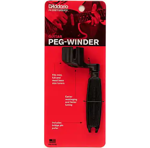 PWPW1 Ergonomic Peg Winder : D'addario Direct From Manufacturer
