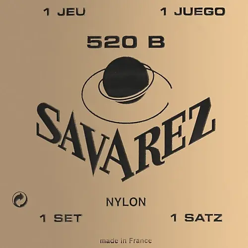 520B Traditional White Card Light Tension Classical Guitar Strings : Savarez Time-Limited