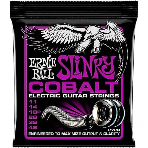2720 Cobalt Power Slinky Electric Guitar Strings : Ernie Ball Mega Sale