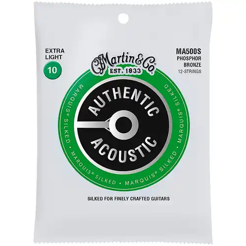 MA500S Marquis Silked Phosphor Bronze 12-String Set : Martin Order Now