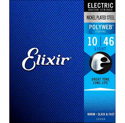 12050 Polyweb Electric Guitar Strings - .010-.046 Light : Elixir Today Only