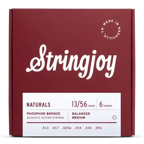 SJ-NB1356 Medium (13-56) Phosphor Bronze Acoustic Strings : Stringjoy Modern