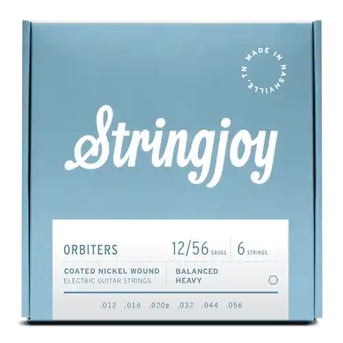 SJ-OR1256 Coated Nickel Electric Guitar Strings Heavy : Stringjoy Top Pick