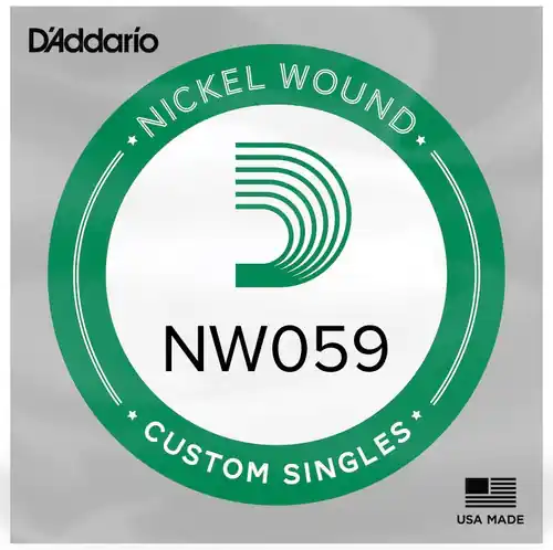 Instant Buy NW059 Nickel Wound Electric Single Strings : D'Addario