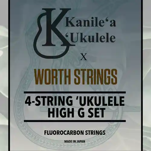 6545 Worth 4-String Ukulele Set High G - Kanile'a Ukulele Premium