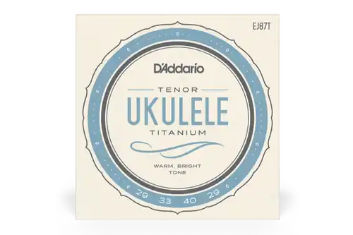 Secure Checkout EJ87T Titanium Tenor Ukulele Strings : D'addario