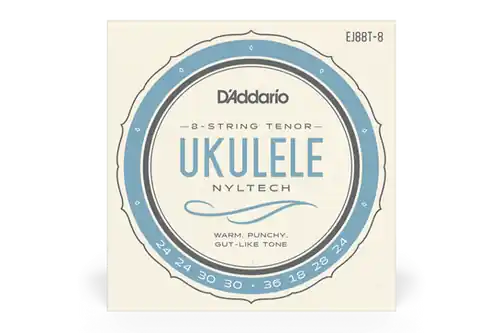 EJ88T-8 Nyltech 8-String Tenor Ukulele Strings : D'addario Holiday Sale