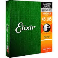 Budget 14202 Nanoweb Light Long Scale 5-String Electric Bass Strings : Elixir