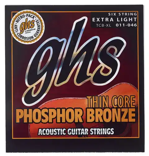 Fresh Stock TCB-XL Phosphor Bronze Extra Light : GHS