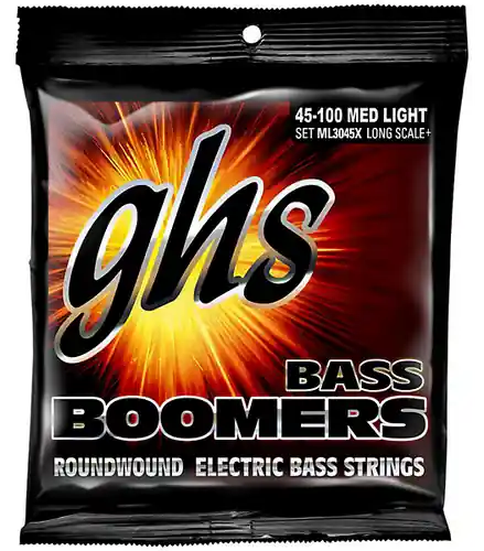 Holiday Sale M3045 Boomers Long Scale Plus Medium Light Bass Strings : GHS