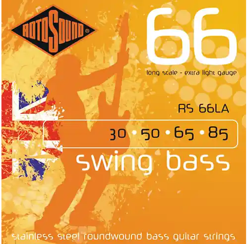 Worldwide Shipping RS66LA Extra Light Long Scale Bass Strings : Rotosound