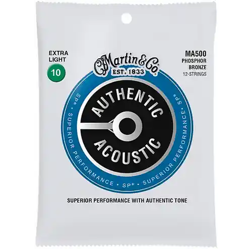 Best Price MA500 SP 12-String Phosphor Bronze Extra-Light Acoustic Strings : Martin