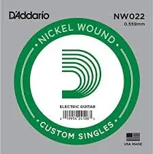 NW022 Nickle Wound Single String .022 : D'addario Original
