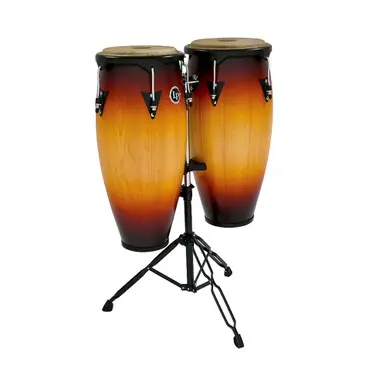 LP LP646NY-VSB City Series Conga Set with Stand Money Back Guarantee