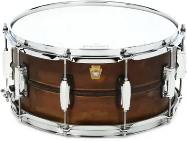 Ludwig LC633 Raw Copper-Phonic 6.5 x 14-Inch Snare Drum with Imperial Lugs Best Seller