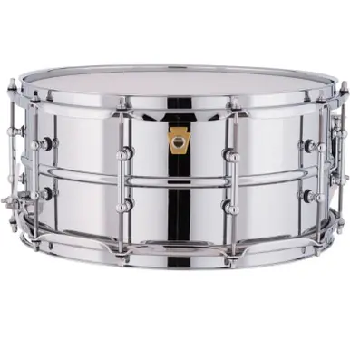 Hot Picks Ludwig LM402T 6.5 x 14-Inch Supra-Phonic Snare Drum with Tube Lugs
