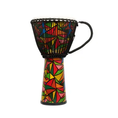 LP World Beat Multicolor Rope Tuned Djembe - 12.5-Inch New Release