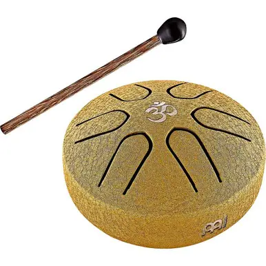 Meinl Sonic Energy 3" A Major Pocket Steel Tongue Drum - Gold Viral