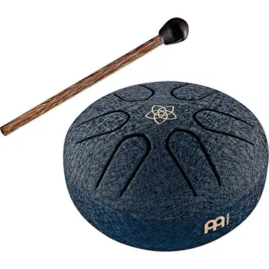 Meinl Sonic Energy 3" A Major Pocket Steel Tongue Drum - Navy Blue Next Day Delivery