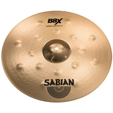 Discount Sabian 416BCX 16” B8X Ballistic Crash Cymbal