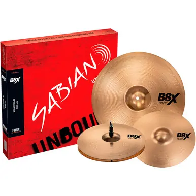 Get Yours Sabian B8X Cymbal Pack With Free 14-Inch Crash