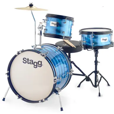 Stagg 3 Piece Jr Drum Set with 16-Inch Kick Drum Limited Edition