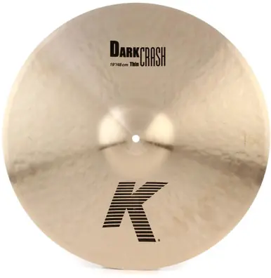 Zildjian K0905 K Dark Thin Crash Cymbal - 19-Inch Hot Deal