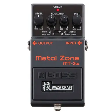 Big Sale BOSS MT-2W Waza Craft Metal Zone Distortion Pedal