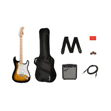 Squier Sonic Stratocaster Electric Guitar Package Cheap