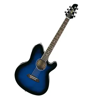 Don’t Miss Out Ibanez Talman TCY10E Acoustic-Electric Guitar - Transparent Blue Sunburst
