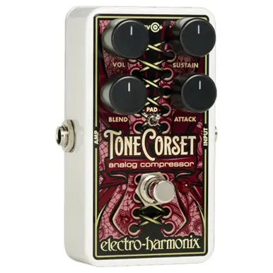 Electro-Harmonix TONECORSET Four Knob Analog Compressor Tone Corset One Day Deal