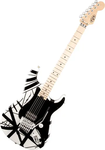 Professional Grade EVH Striped Series - White with Black Stripes