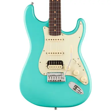 Fender American Ultra Luxe Vintage 60's HSS Stratocaster Electric Guitar - Sea Foam Green Limited Edition