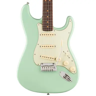 Worldwide Shipping Fender American Ultra Luxe Vintage 60's Stratocaster Electric Guitar - Surf Green