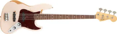 Today Only Fender Flea Signature Shell Pink Replica Jazz Bass