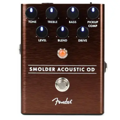 Final Sale Fender Smolder Acoustic Overdrive Effects Pedal