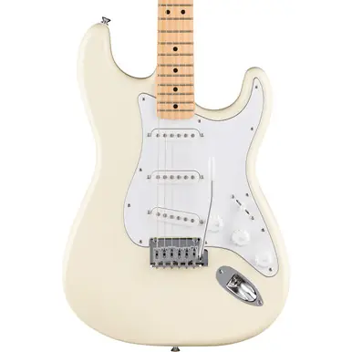 Fender Standard Stratocaster Solidbody Electric Guitar - Olympic White Express Delivery